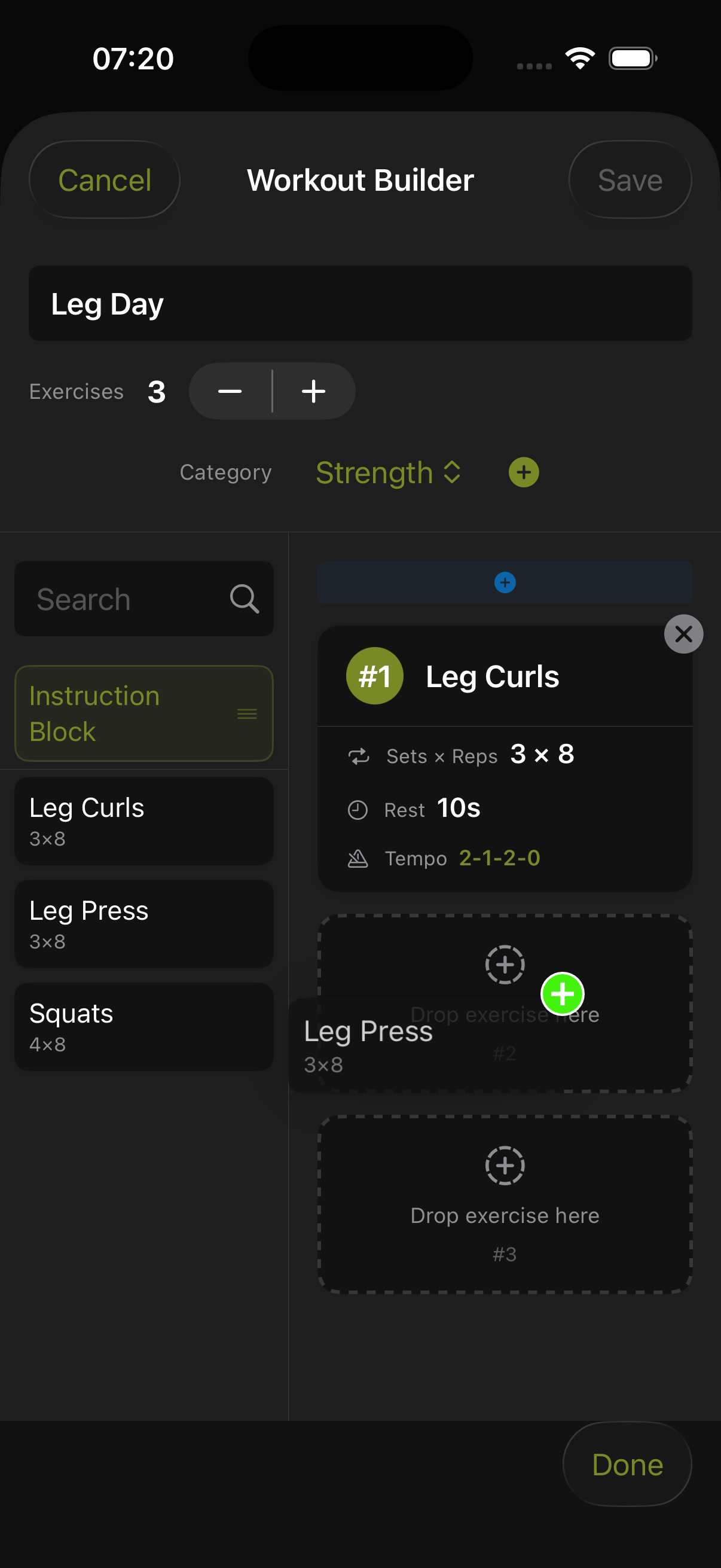 TimerBro workout builder